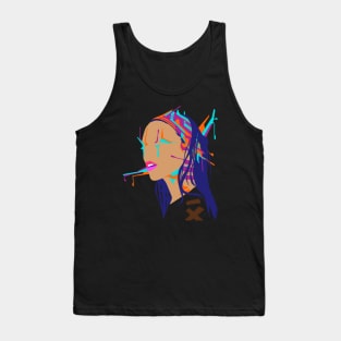 Cyberpunk Girl #3 Tank Top